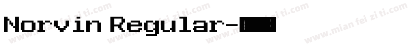Norvin Regular字体转换